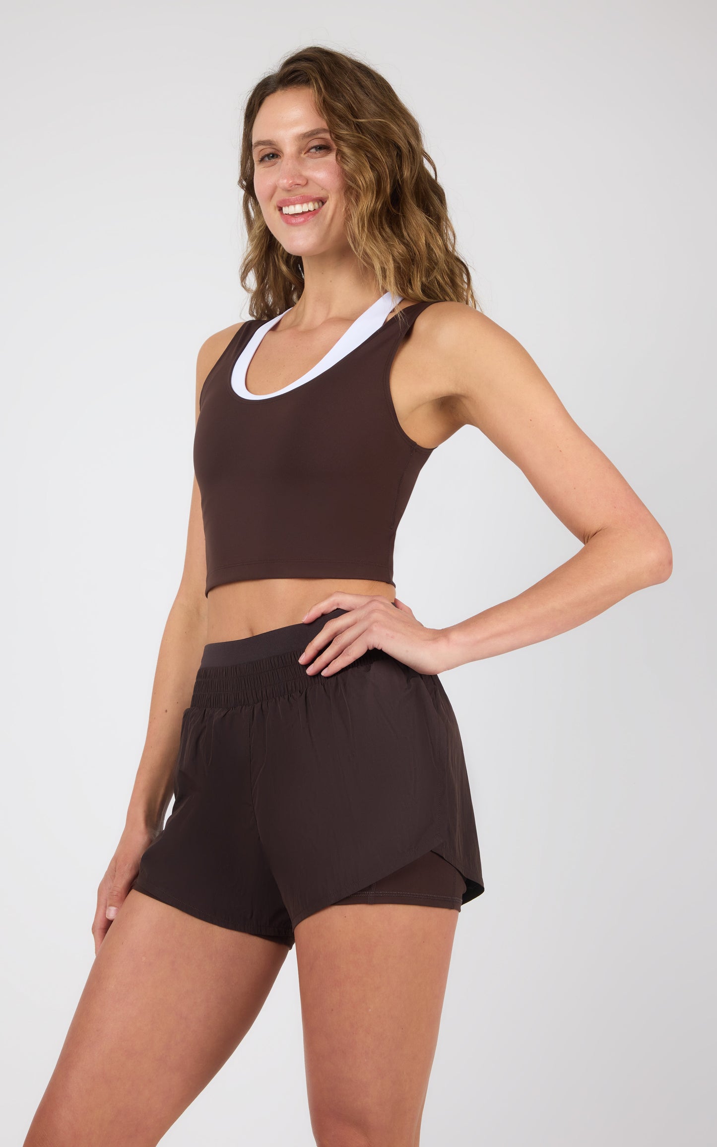 Lux Veda Tank & 2 in 1 Running Short Set