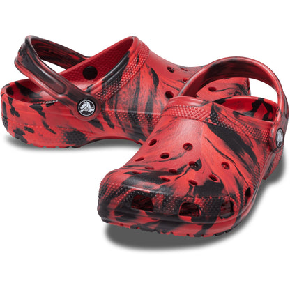 Crocs Toddlers Classic Clog Marbled Pepper/Black