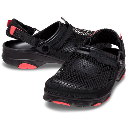 Crocs Men's Classic All-Terrain Clog Staple Homing Pigeon Black/Red