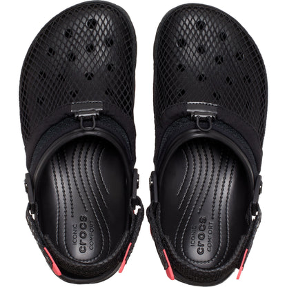 Crocs Men's Classic All-Terrain Clog Staple Homing Pigeon Black/Red