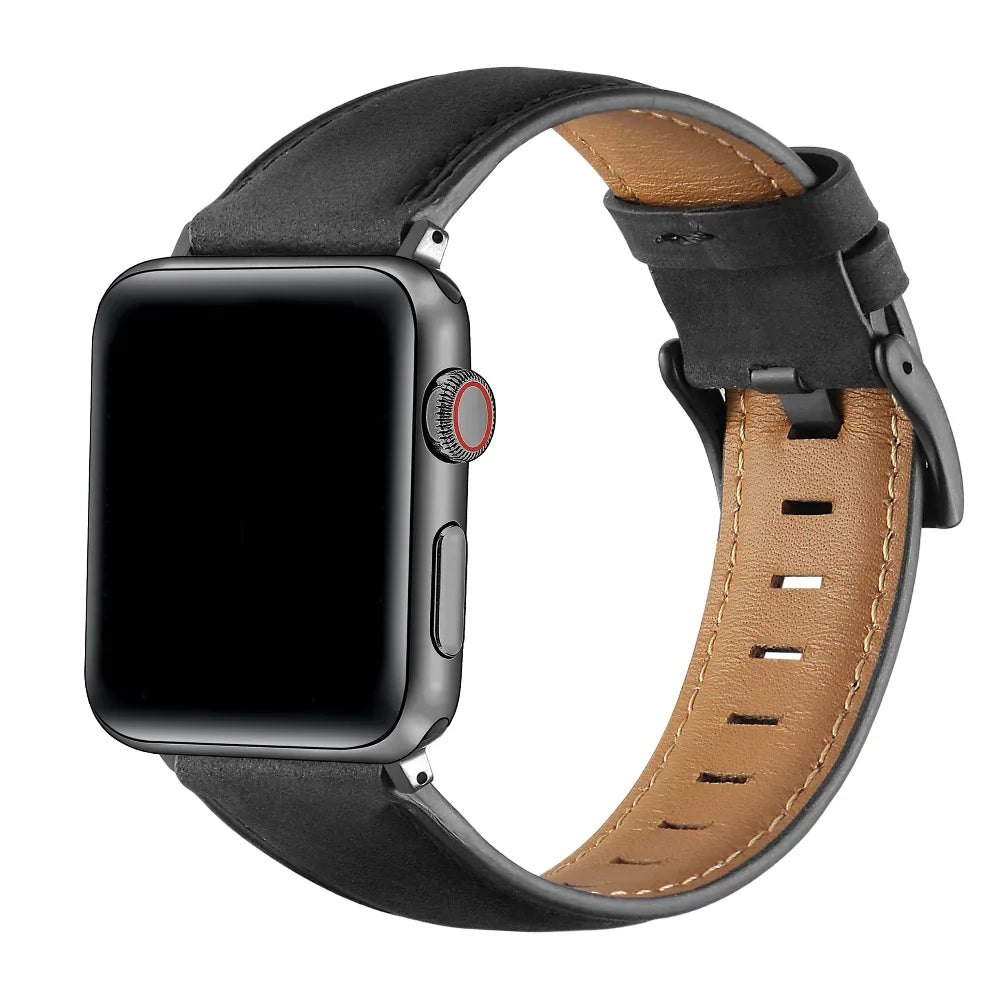 Hunt Distressed Leather Band for Apple Watch