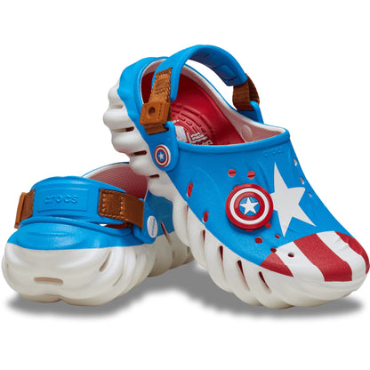Crocs Grade School Echo Captain America Blue/Red/White