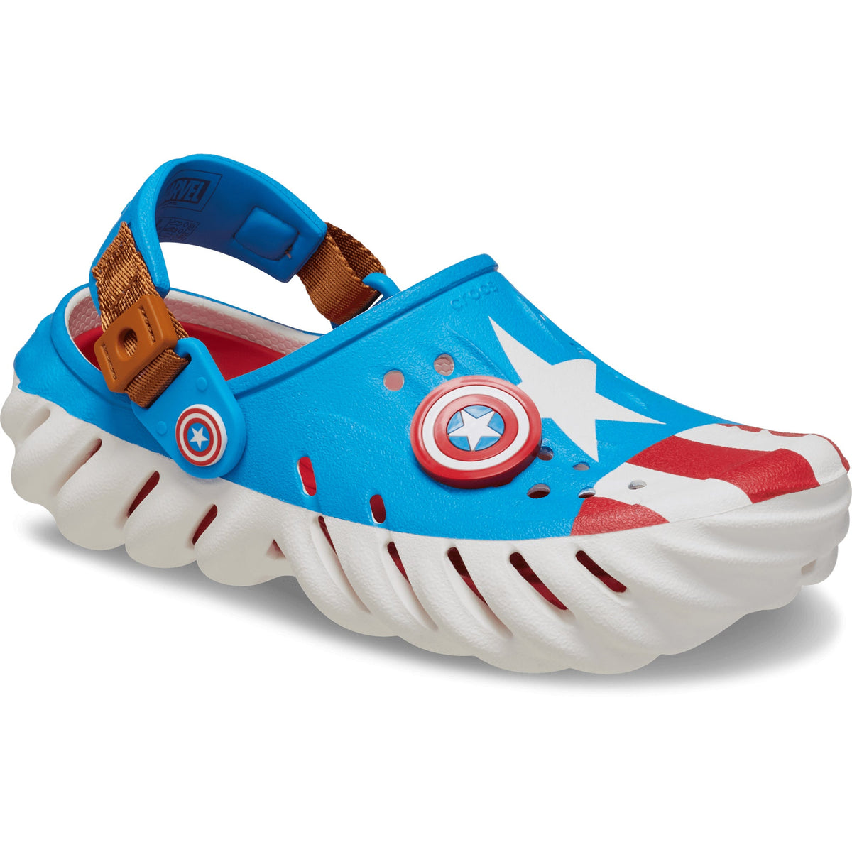 Crocs Grade School Echo Captain America Blue/Red/White