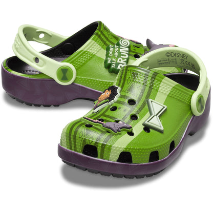 Crocs Grade School Bruno Classic Clogs Green/Black
