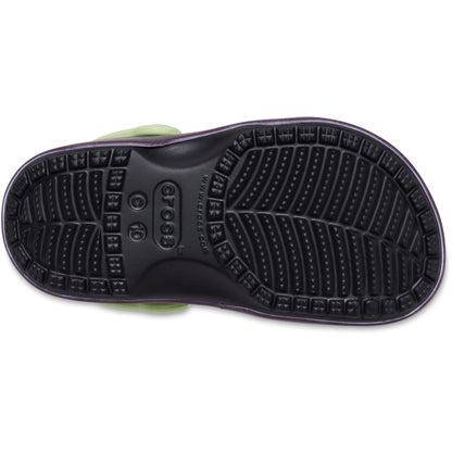 Crocs Grade School Bruno Classic Clogs Green/Black