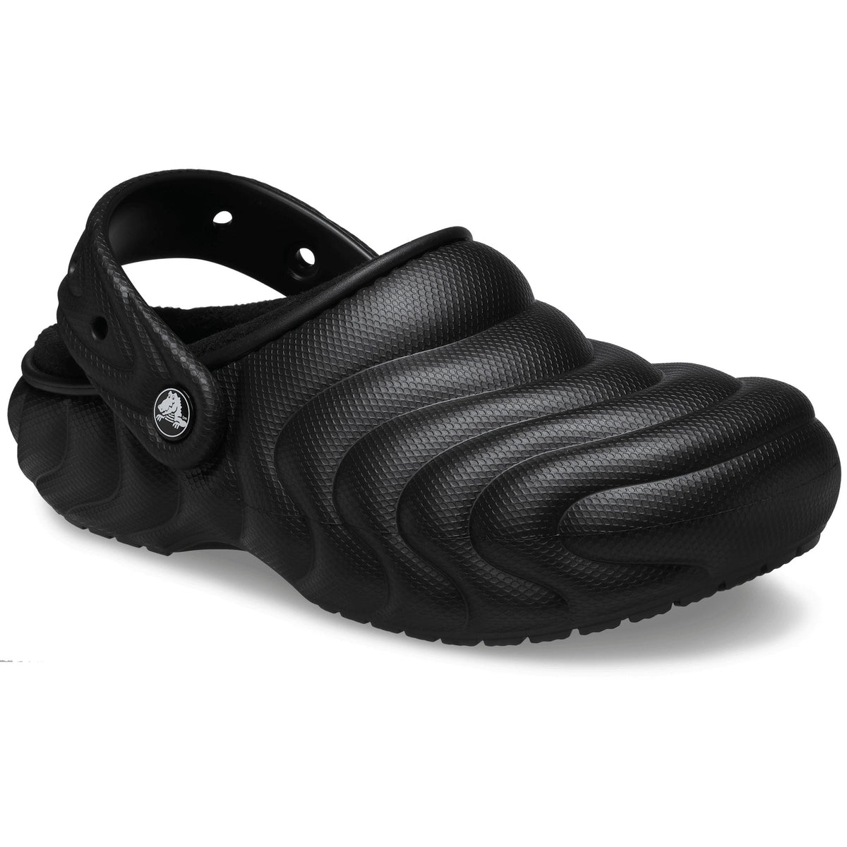 Crocs Men's Lined Overpuff Clogs Black