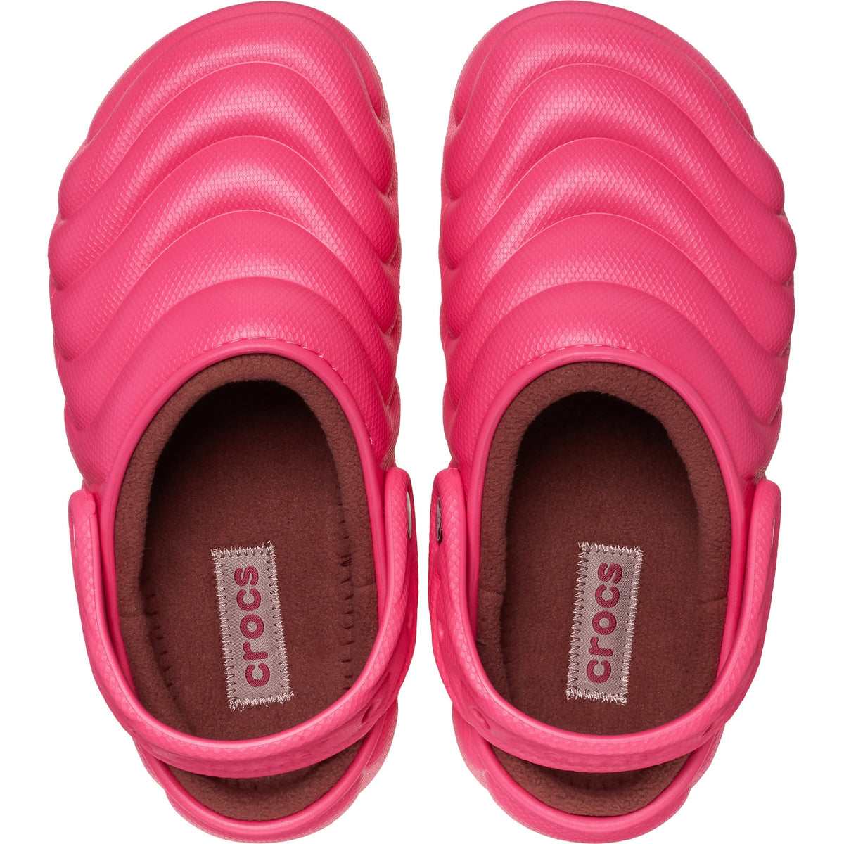 Crocs Men's Lined Overpuff Clogs Dragon Fruit