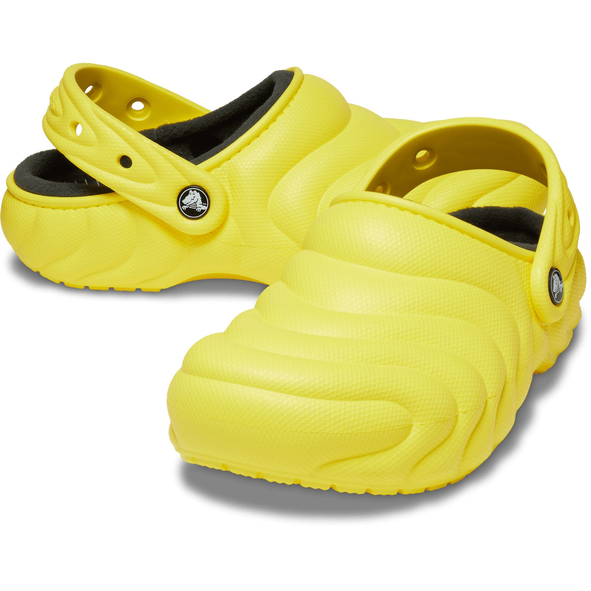 Crocs Men's Lined Overpuff Clogs Cyber Yellow