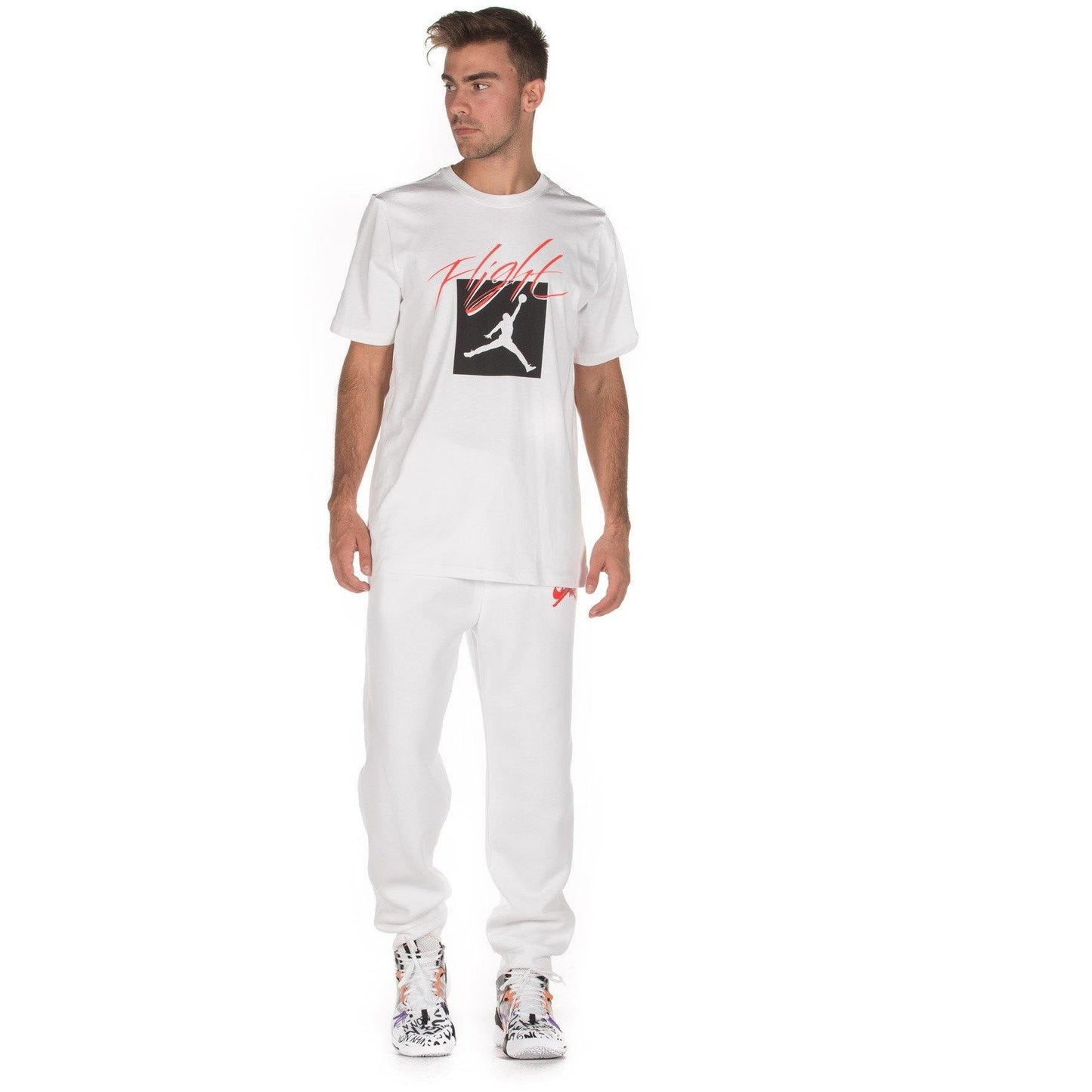 [AT8958-100] Mens Air Jordan Jumpman Flight Short Sleeve Tee - sneakAR