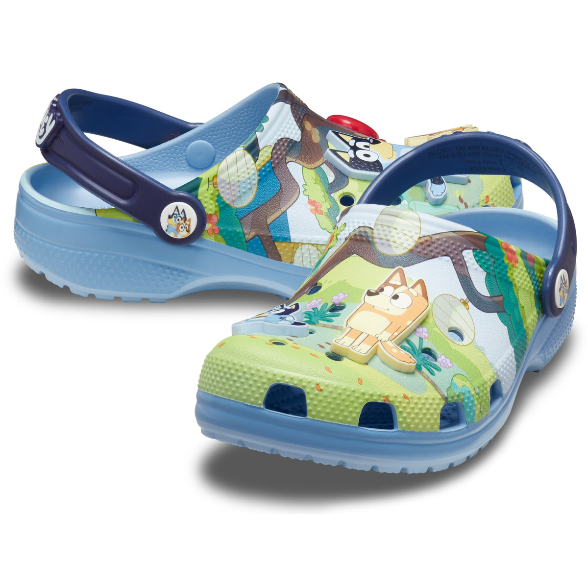 Crocs Toddlers Bluey Classic Clogs Blue/Multi