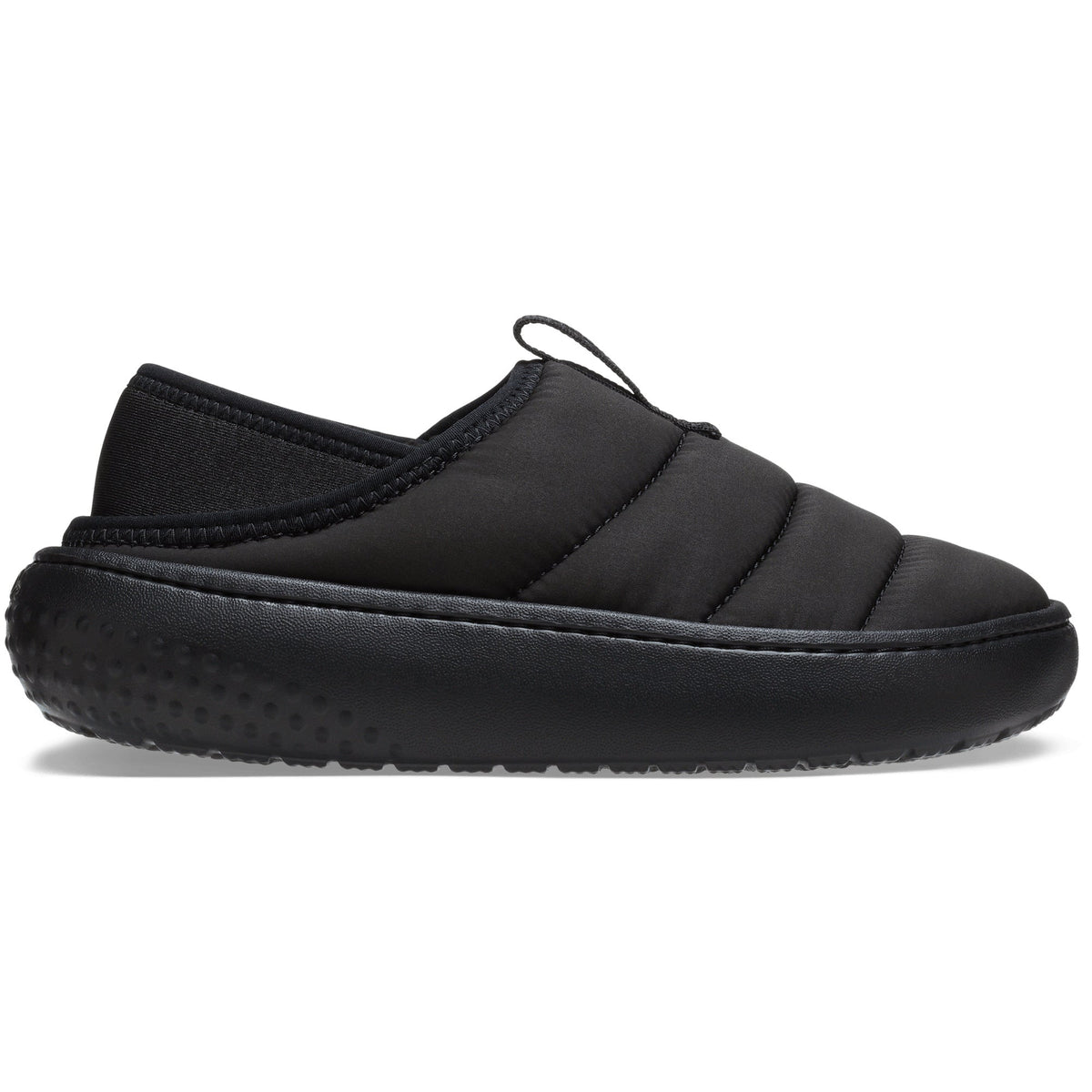 Crocs Grade School Classic Puff Moc Black
