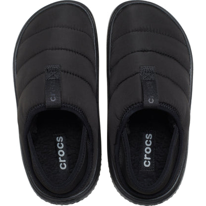 Crocs Grade School Classic Puff Moc Black