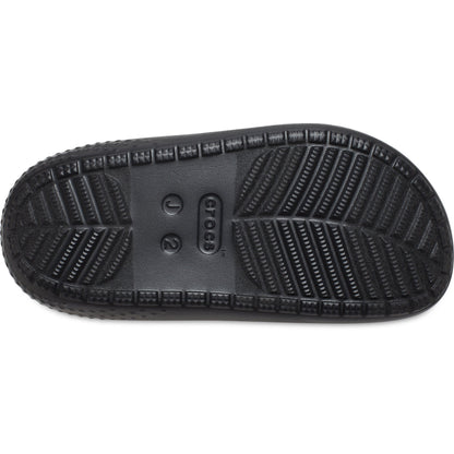 Crocs Grade School Classic Puff Moc Black
