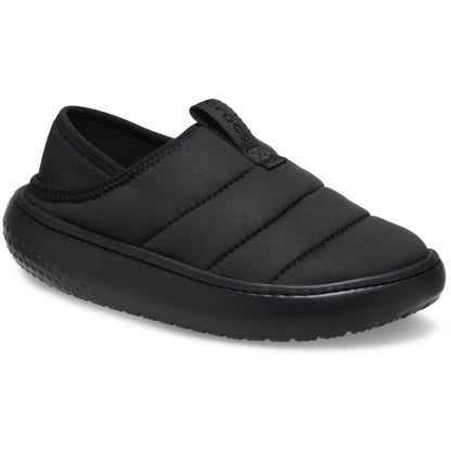 Crocs Grade School Classic Puff Moc Black
