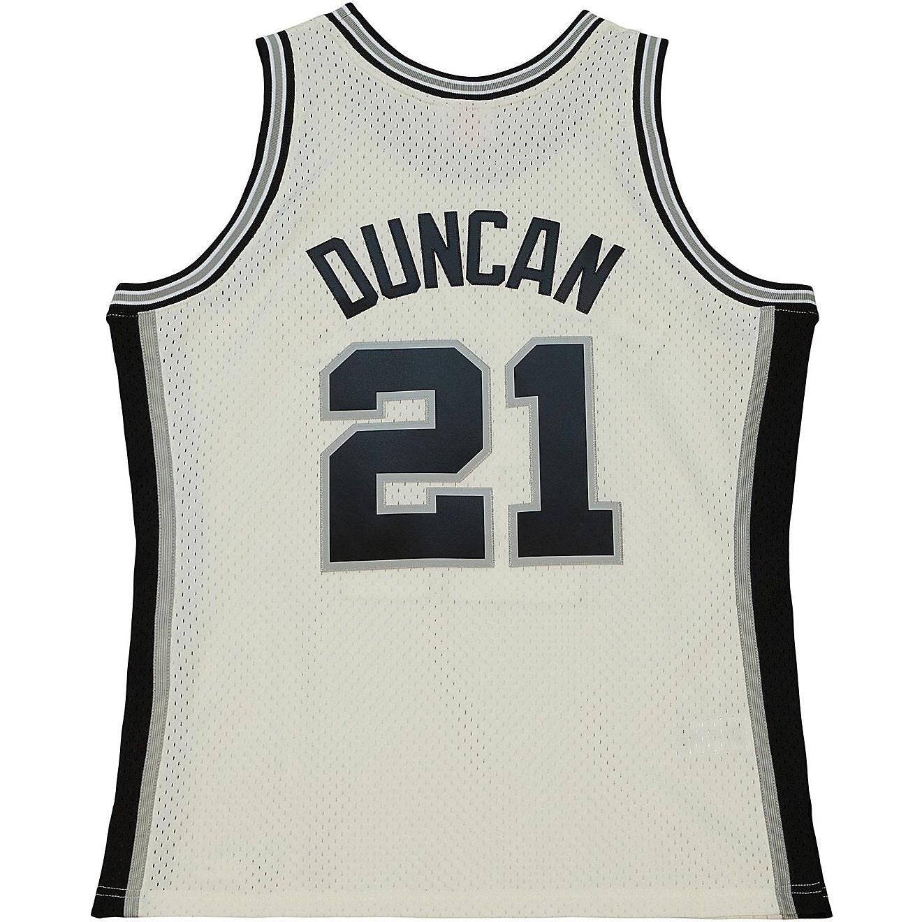 Mitchell & Ness Men's Cream Team Color Swingman Jersey Spurs 1998 Tim Duncan Jerseys
