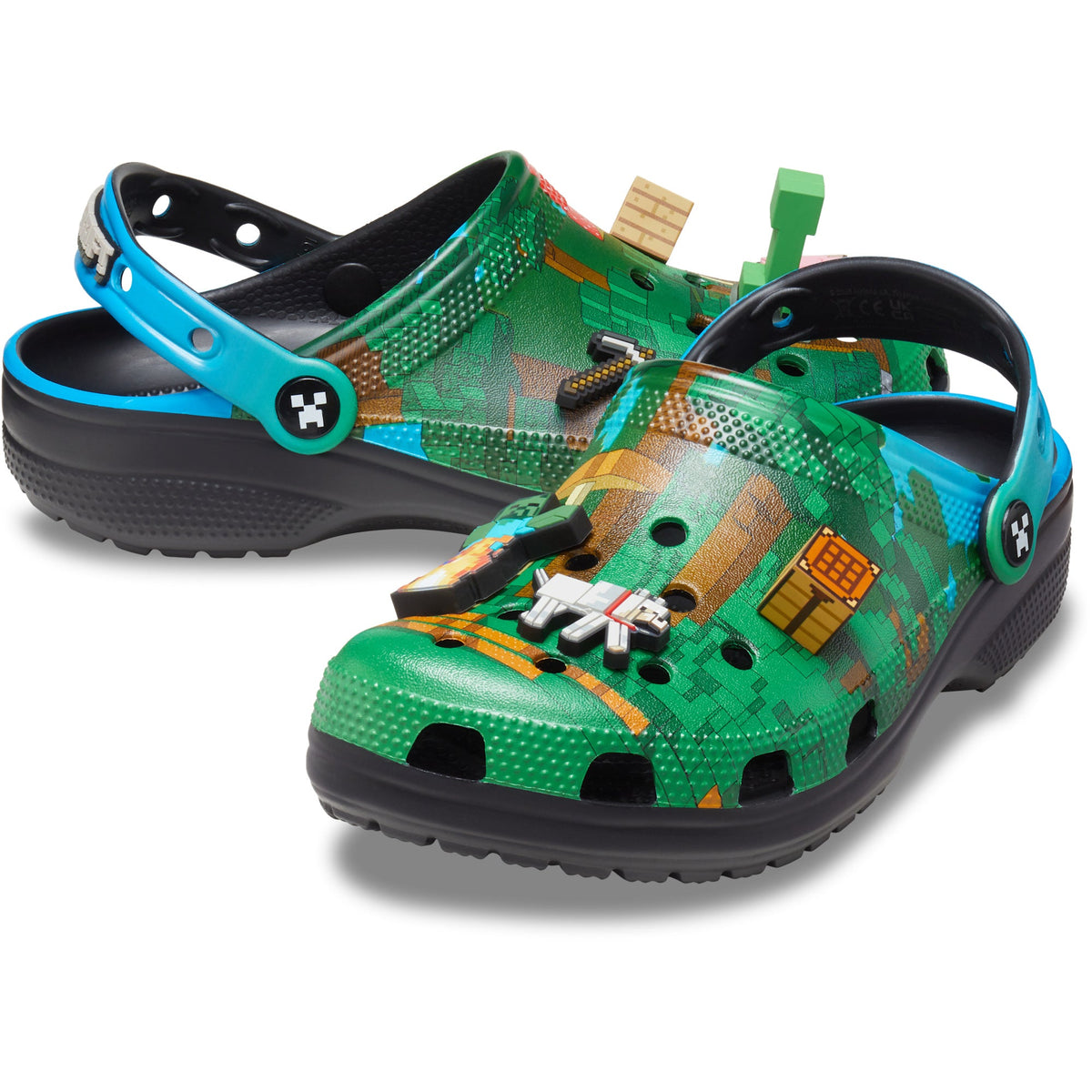 Crocs Men's Minecraft Classic Clogs Green