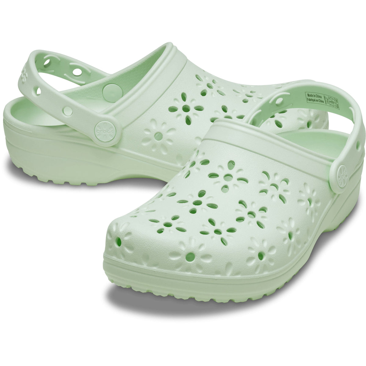 Crocs Men's Classic Floral Jade Tint