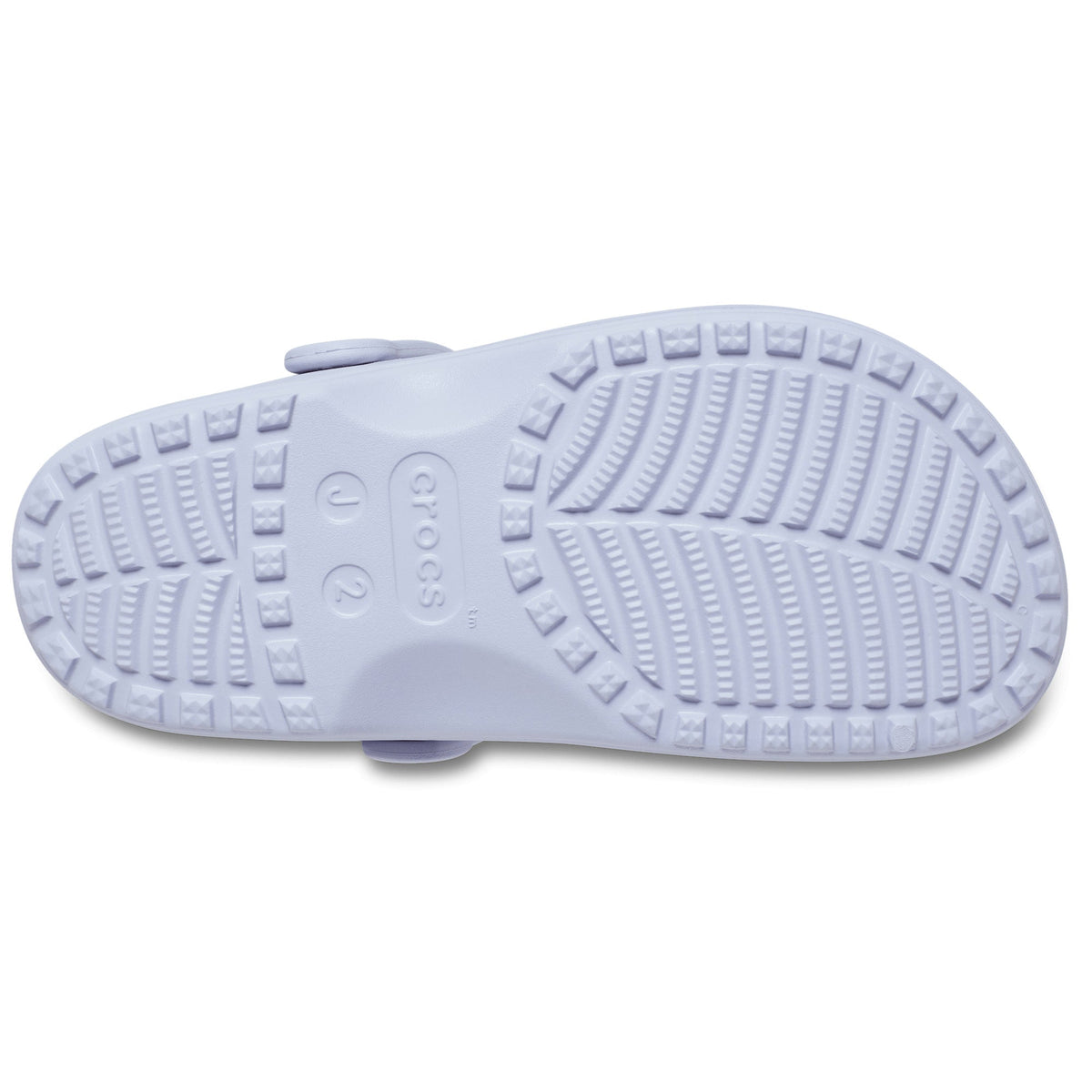 Crocs Grade School Floral Cutout Clogs Purple