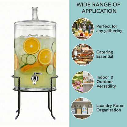 Jay Companies Dispenser With Metal Stand 2.5 Gal