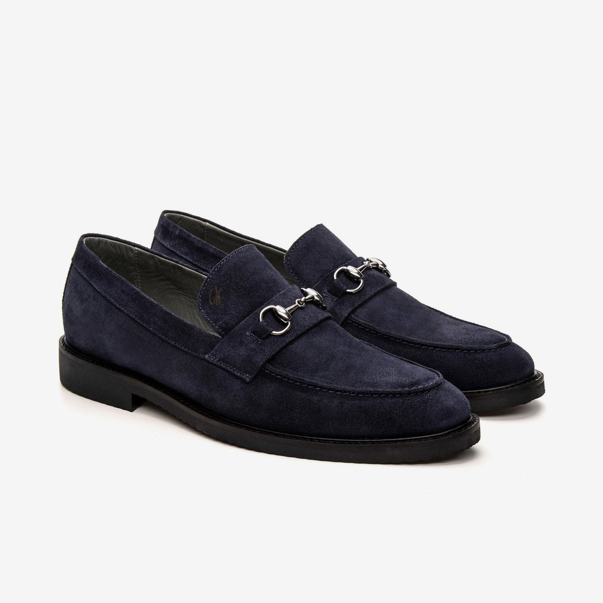 Navy Suede-