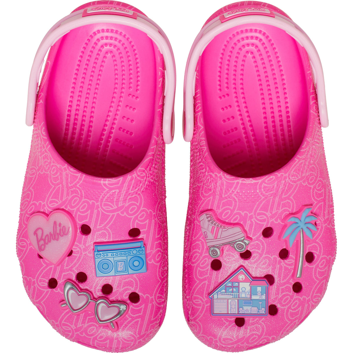 Crocs Grade School Barbie Classic Clogs Pink