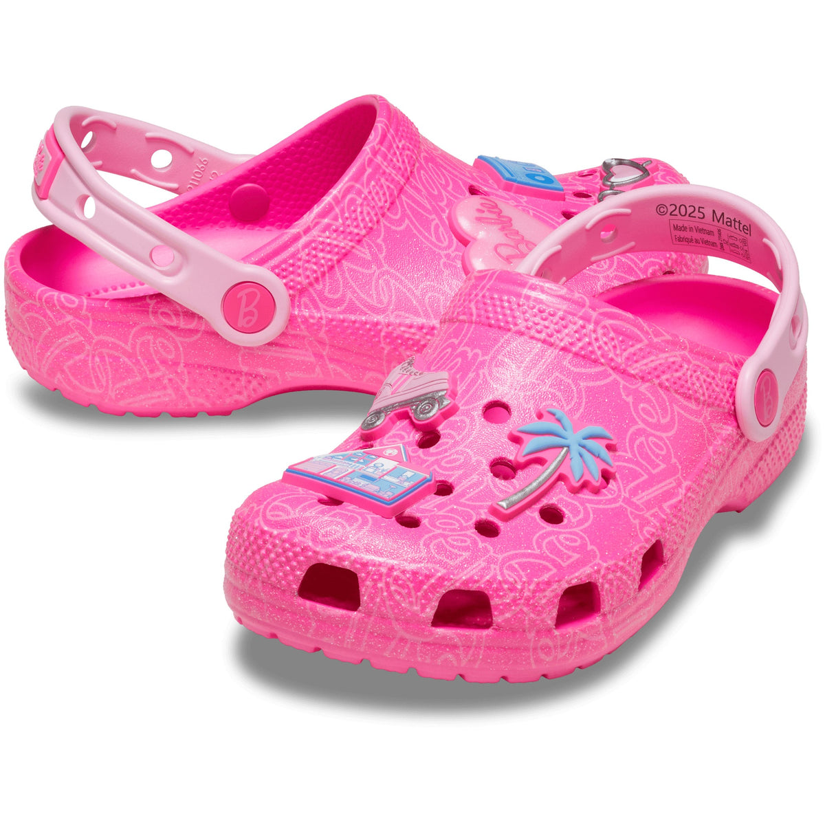Crocs Grade School Barbie Classic Clogs Pink