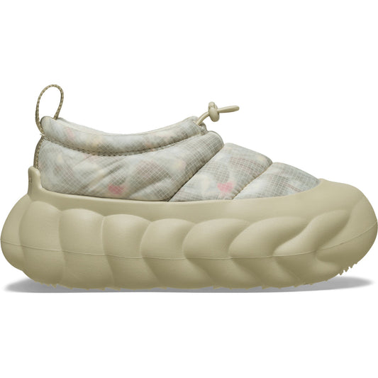Crocs Men's Overpuff Translucent Ripstop Shorty White