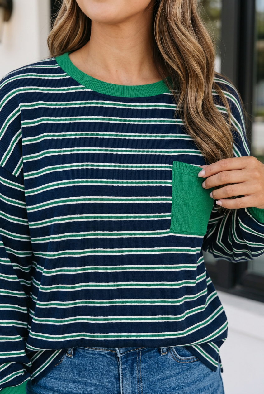 Green Stripe-