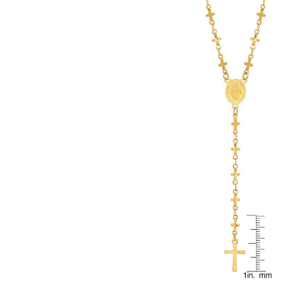 Cross Rosary Necklace