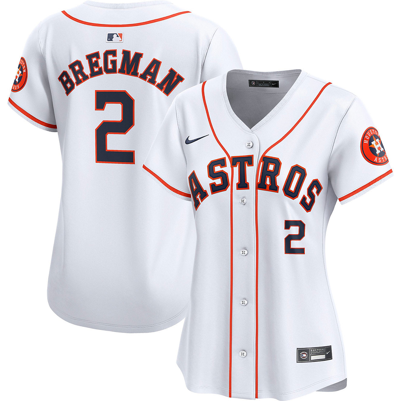 Nike Women's MLB Bregman Astros Home Limited Player Jersey