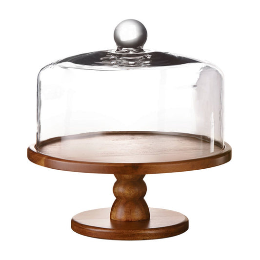 Jay Companies Madera Pedestal Cake Plate 9"D