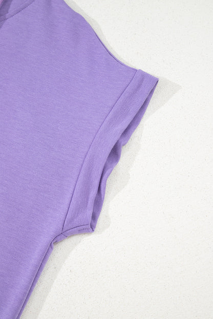 Threaded Pear Mariam Short Sleeve Kangaroo Hoodie