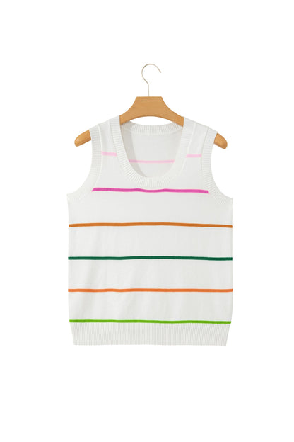 Threaded Pear Soraya Stripe Knitted Sweater