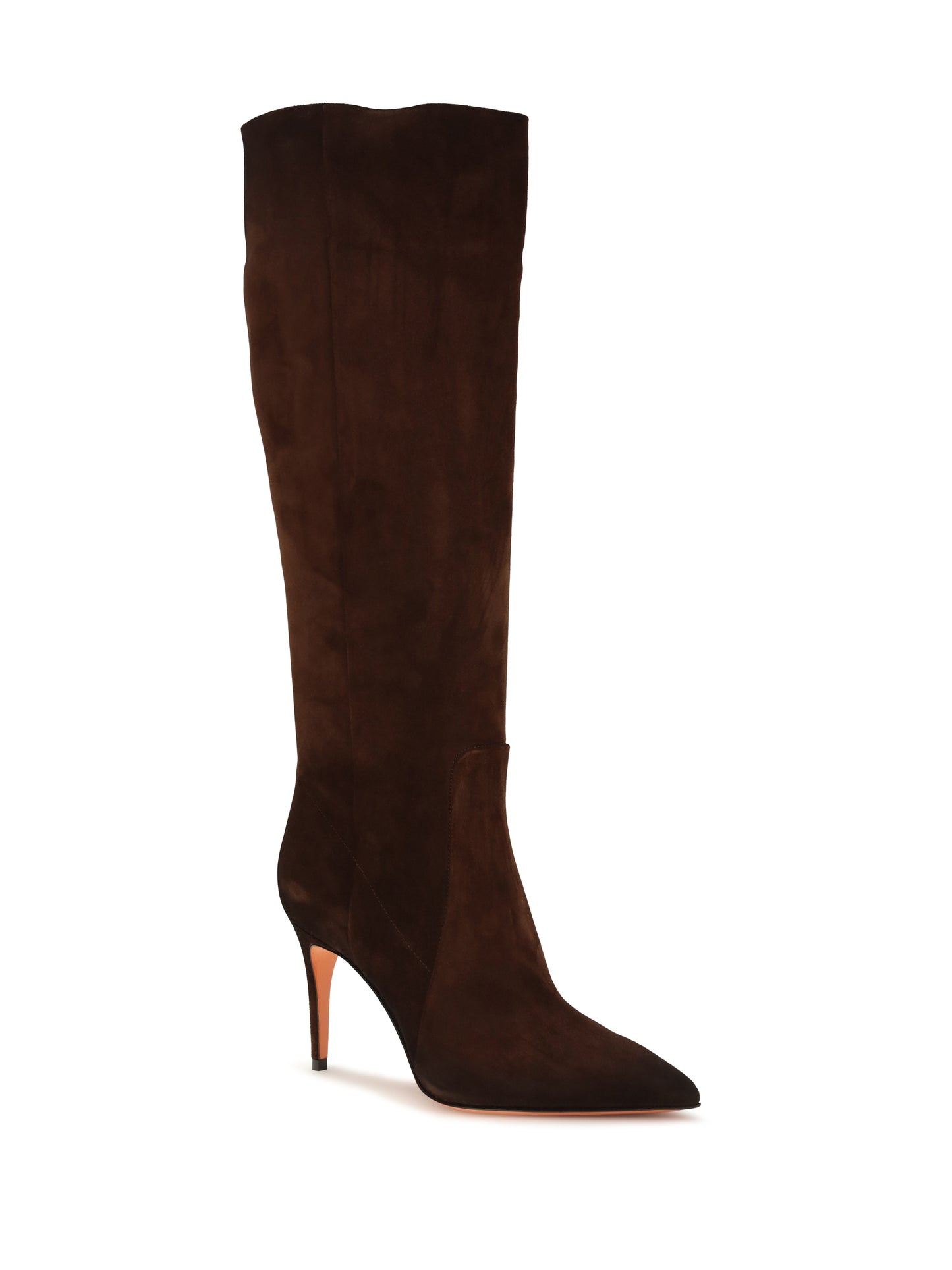 Boots Pointed High Brown