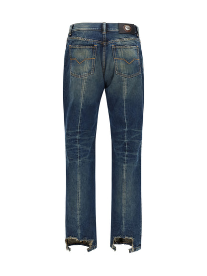 Straight-Leg Jeans Dirty Blue