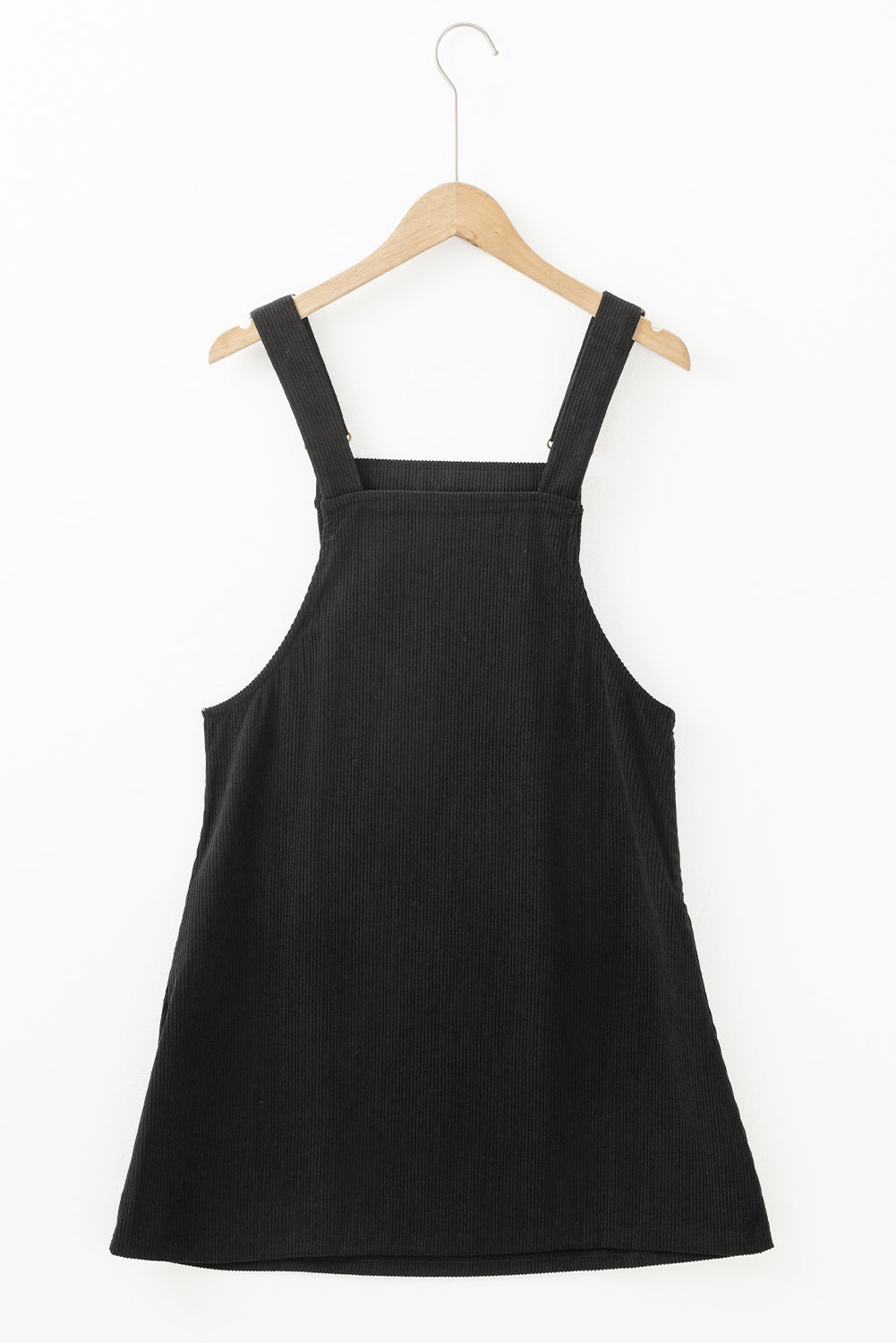 Alexis Front Pockets Corduroy Overall Dress. - Threaded Pear
