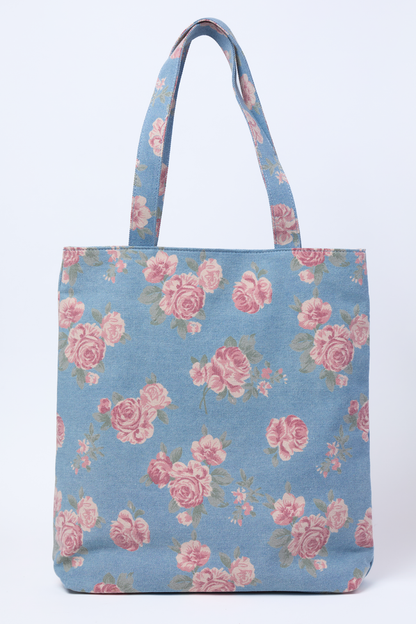 Kian Denim Rose Tote