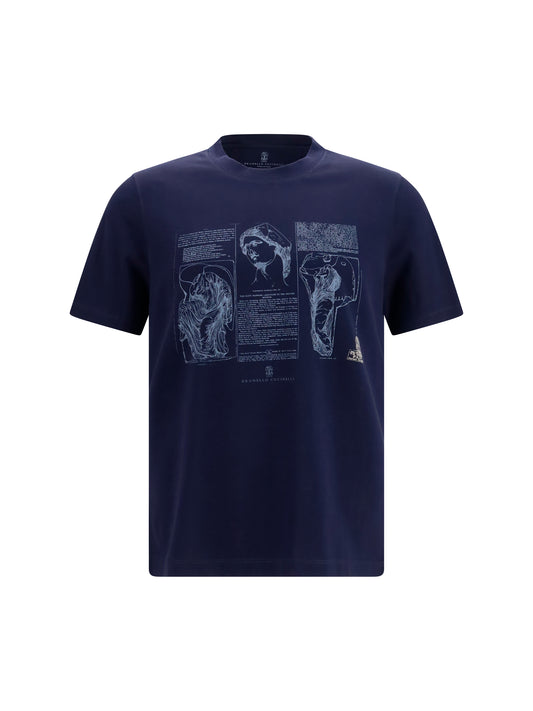 T-Shirt Cotton Printed Grey