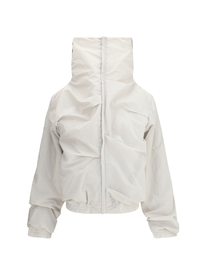 High Collar Jacket Grey