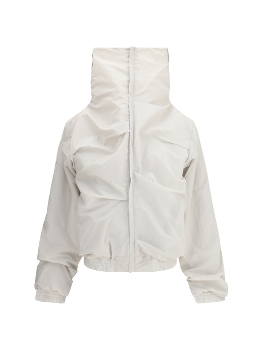 High Collar Jacket Grey