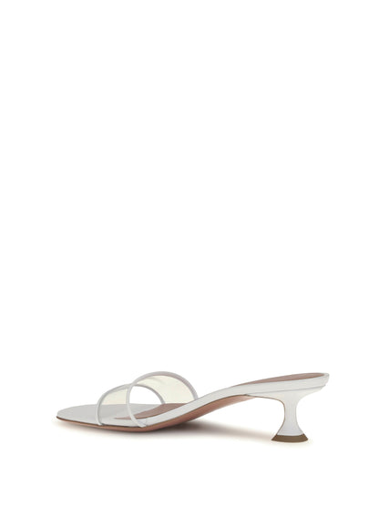 Mule Sandals Andreea Glass Transparent PVC