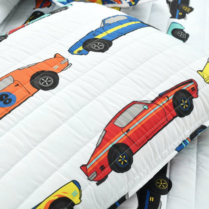 Race Cars Quilt Set