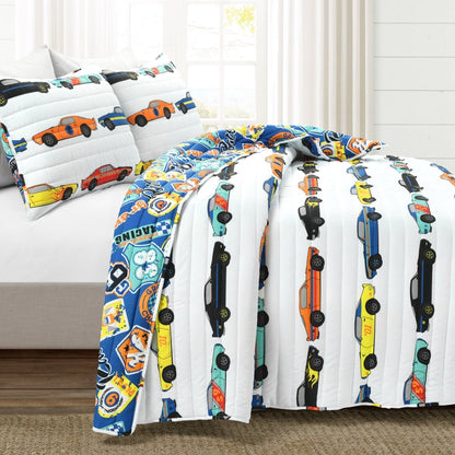 Race Cars Quilt Set