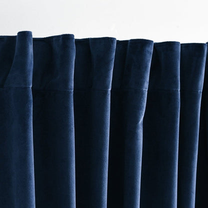 Prima Velvet Solid Ultra Wide Light Filtering Window Curtain Panel