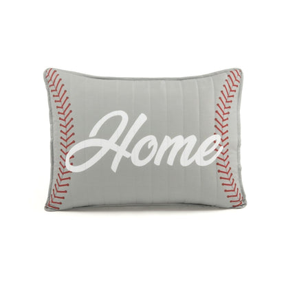Baseball Game Reversible Oversized Kids Quilt Set