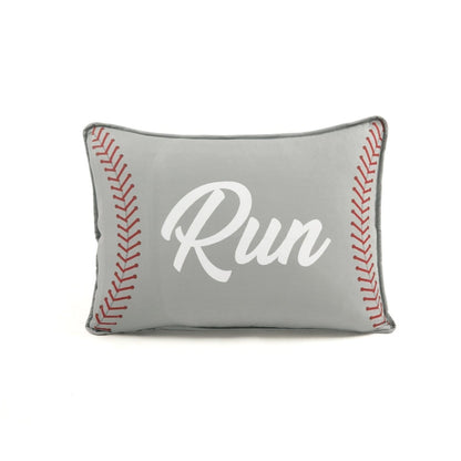 Baseball Game Reversible Oversized Kids Quilt Set