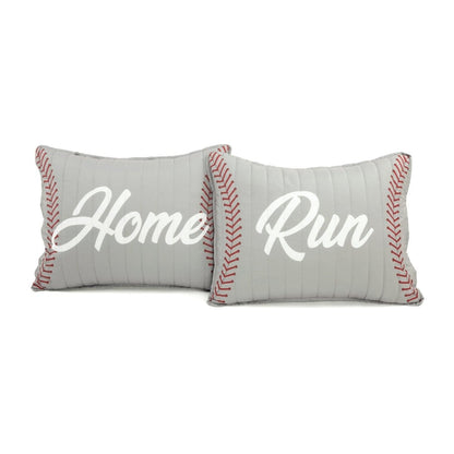 Baseball Game Reversible Oversized Kids Quilt Set