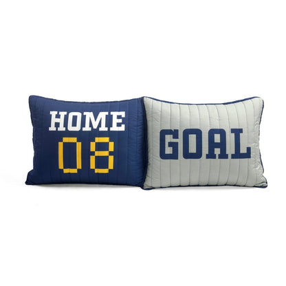 Soccer Game Reversible Quilt Set