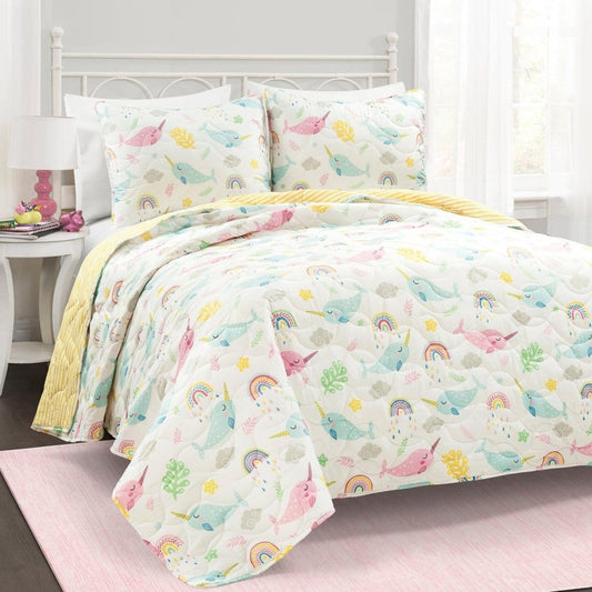 Magical Narwhal Quilt Set