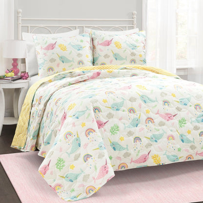 Magical Narwhal Quilt Set